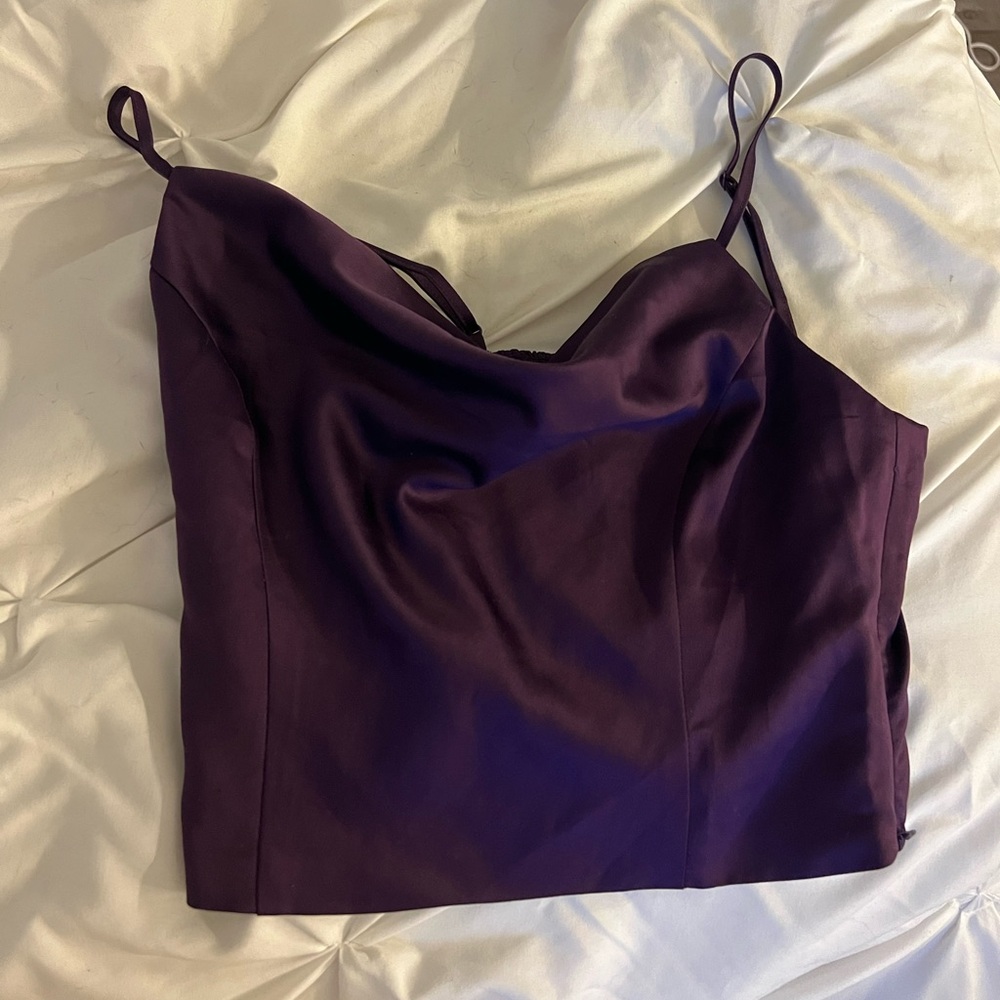 dynamite silk/satin top